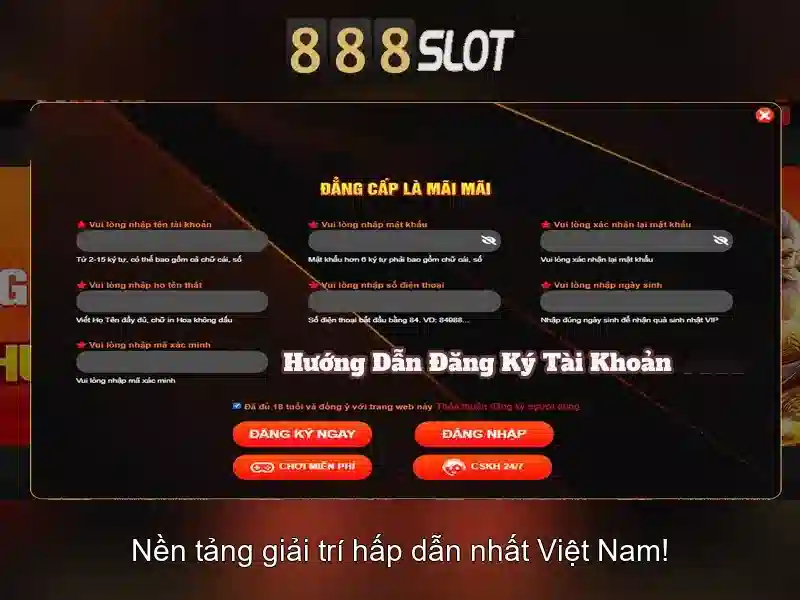 Quy Trình Tham Gia Game Slot Uy Tín 888slot